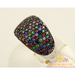Серебряное женское кольцо Империя микс 1727м